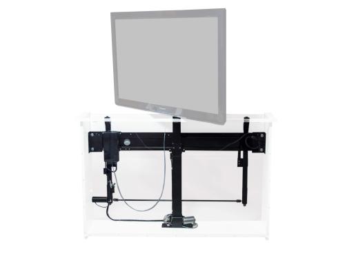 TV Lift Rotation, schwarz, Metall / 0638 max. 70 Kg., Hub 1100/967-2067mm, RFControl