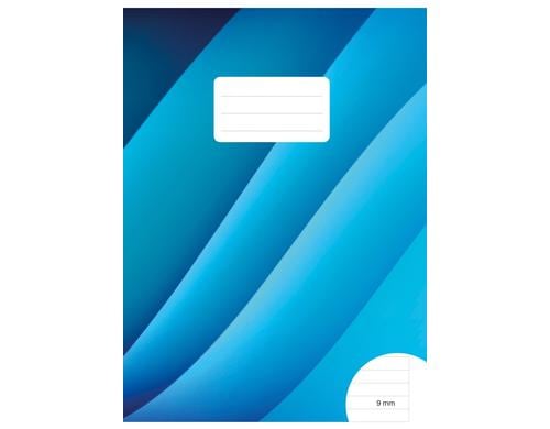 Büroline Schulheft A4  Packung à 20 Stück liniert, mit Rand, 90 g