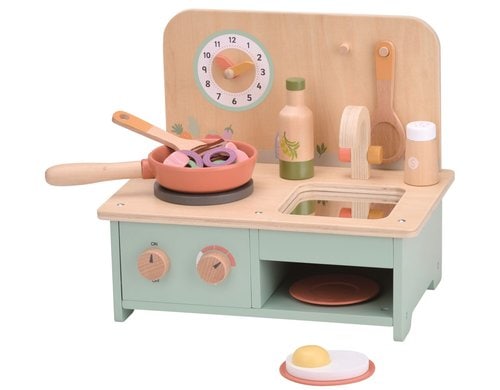 Spielba Küche klein mit Zubehör