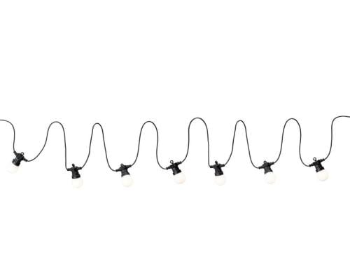 Paulmann Lichterkette 1.4W 175lm IP44 24V, 7 Lichter, Weiss Schwarz