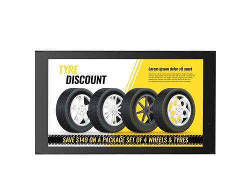LG 22XE1J-B Outdoor Display 22 FHD, IPS, 1500cd/m2, 24/7 Betrieb