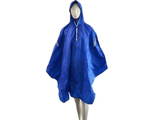 Incirca  Velo Regen Poncho unisex, blau
