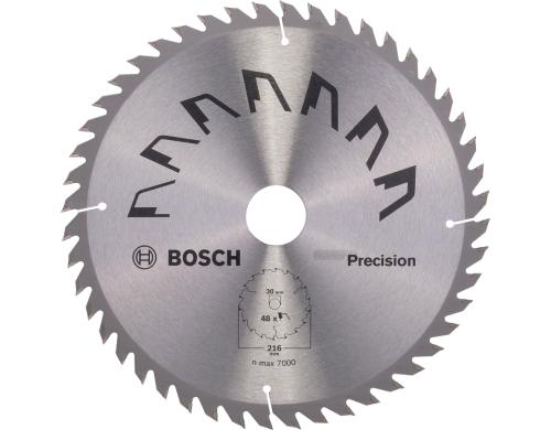 BOSCH Kreissägeblatt Precision 216mm, für Hartholz