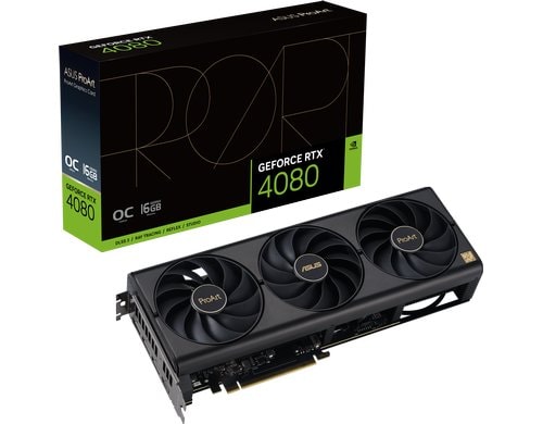 ASUS PROART RTX4080 SUPER O16G, GDDR6X GeForce RTX4080 SUPER, 3x DP, 1x HDMI