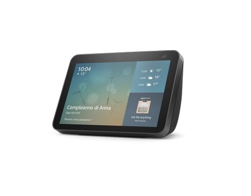 Amazon Echo Show 8 2.Gen, Schwarz Smart Speaker mit 8 Display, 13Mp Kamera