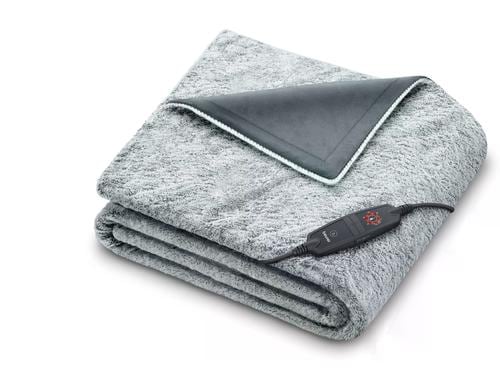 Beurer Nordic Wärme- und Kuscheldecke HD75 grau, Green Planet