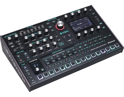 ASM Synthesizer Leviasynth Desktop 16 Stimmen, 8 Oszillatoren pro Stimme