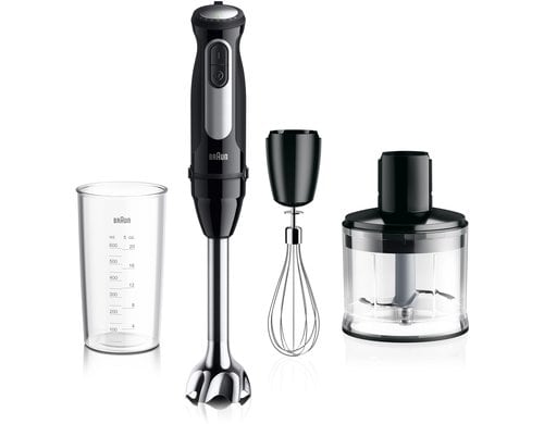 Braun Stabmixer Series 5, MQ55236M Pro 1000 Watt, schwarz