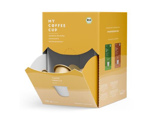 100er Mega Box Caffè Vanilla Bio N HC