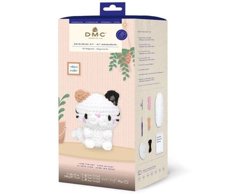 DMC Katze XL Amigurumi Häkelset Grösse ca. 17 cm