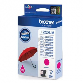 Tinte Brother LC-225XLM, magenta 1200 Seiten