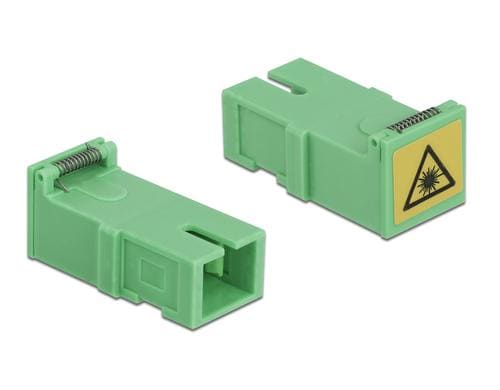 Delock LWL Kupplung mit Laserschutzklappe SC Simplex Buchse-SC Simplex Buchse 4 Stück