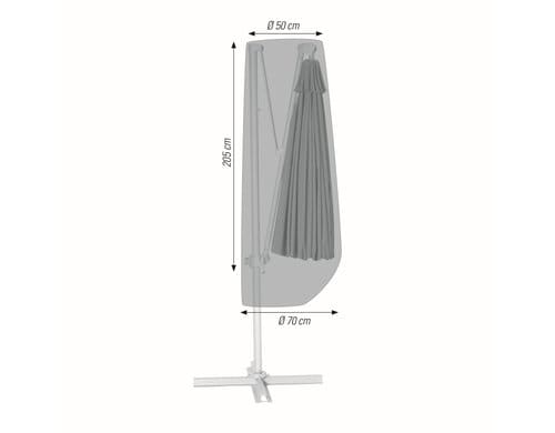 Acamp Schutzhülle Sonnenschirm Ø 50 / 70 x 205 cm