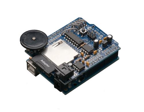 Adafruit Wave Audio Shield für Arduino 22Khz, 12bit, inkl.SD-Card Slot