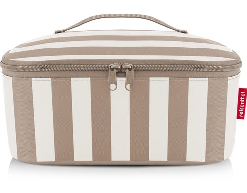 Reisenthel coolerbag M pocket summerstripes coffee