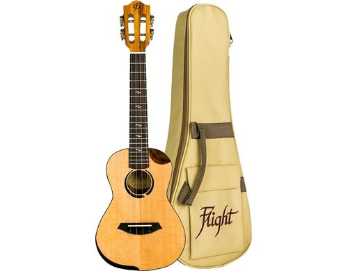 Flight Princess Victoria Uku Concert Spruce Ukulele, Gigbag, PU