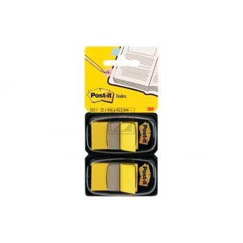 3M Post-it Index 680-YW2 gelb 2 x 50 Streifen à 25.4 x 43.2 mm
