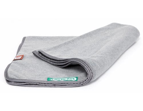 Doctor Bark Kuscheldecke Fleece L hellgrau, 100x70cm
