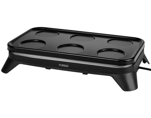 FURBER PANCAKE Maker für 6 Personen mit 6 Spatel, 1000W