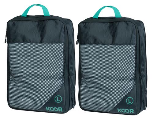 KOOR Packhilfen-Set Goora Large 2-er Pack 2x large, multicolor