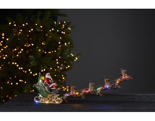 Star Trading Fiberoptik  Deerville 8 cm x 17 cm x 48 cm, 15 LEDs, Indoor