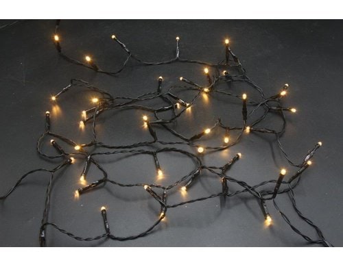 Dameco LED Outdoor Lichterkette 7.5m LED ww, inkl. Timer 6/18h, exkl. 3x AA