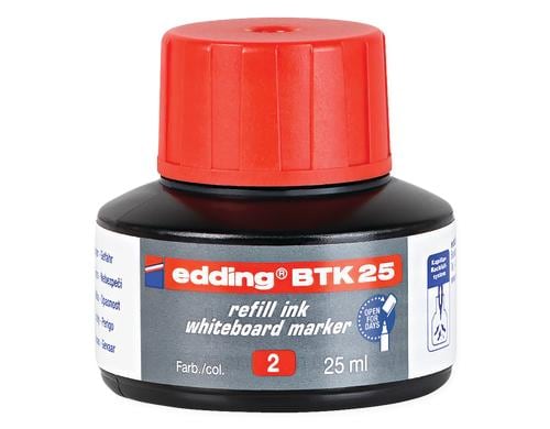 Edding Nachfülltusche BTK-25 25 ml, rot