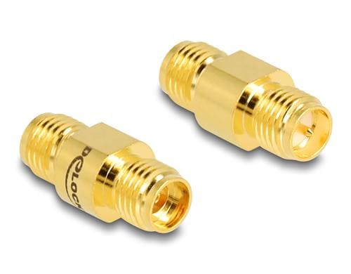 Delock Adapter RP-SMA zu SMA Buchse zu Buchse