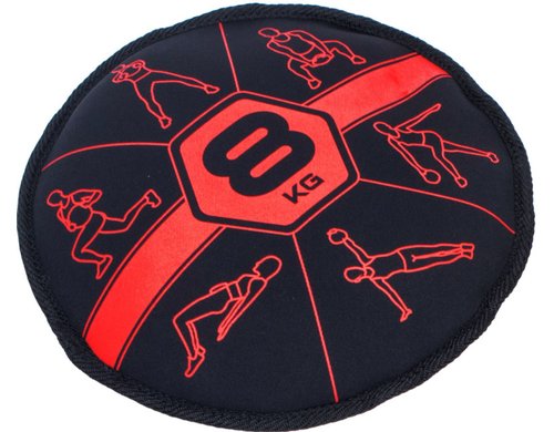 FTM Sandbell 8 KG Schwarz / rot