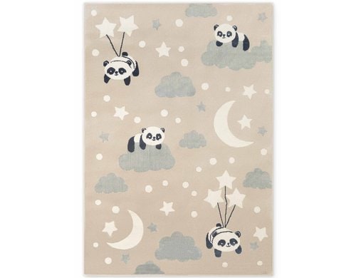 Hanse Home Kinderteppich Dreamy Panda 100% Polypropylene, 160 x 235 cm, Bunt
