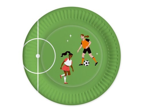 B+C Teller Womens Football grün 10 Stück