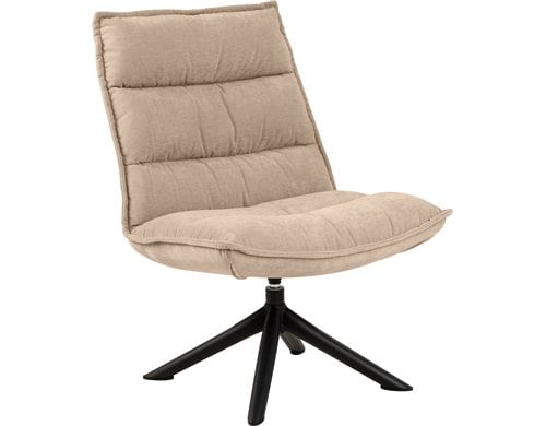 AC Design Loungestuhl Blizzard Stahl/Polyurethan, Beige