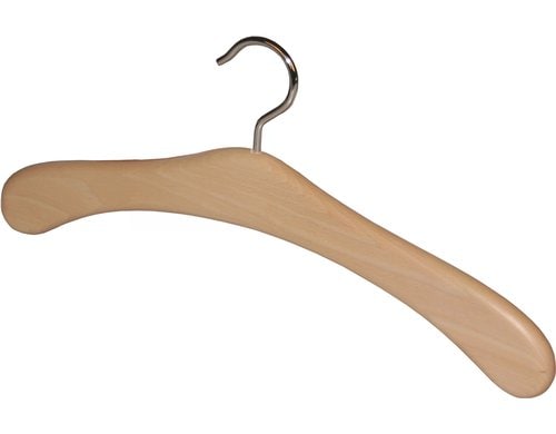 Edi Baur Garderobenbügel Holz schwer Buchenholz FSC naturlakiert