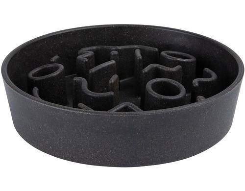 District70 Bamboo Dog Slow Feeder ø 21 cm, Dark Grey