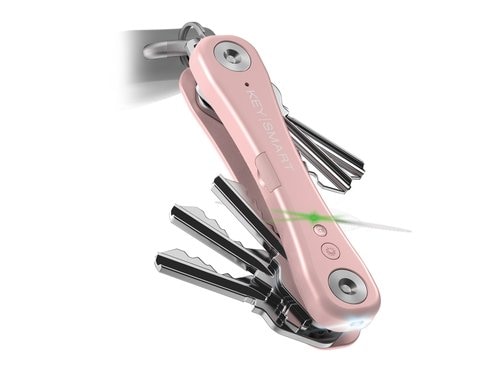 KeySmart IPro Schlüsselhalter Finder Rosa Für Apple find My, bis zu 14 Schlüssel