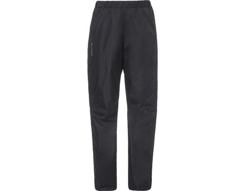 Vaude Fluid Full-Zip, Gr. 42, black Veloregenhose, lang, Damen