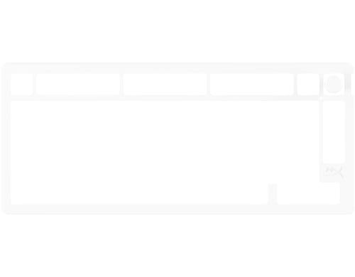 HyperX Alloy Rise 75 Top Plate, weiss passend zu HyperX Alloy Rise 75 Tastatur