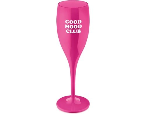 Koziol Sektglas Cheers Good Mood glamour pink, 100 ml