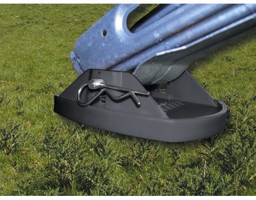 Caravan Stützplattenset, 4 Stück Grau