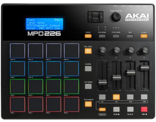 AKAI MPD226 MIDI/USB Pad-Controller
