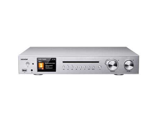 NOXON A571 CD, DAB+ & Internetradio Tuner Silber, BT, USB, CD, LAN & WLAN