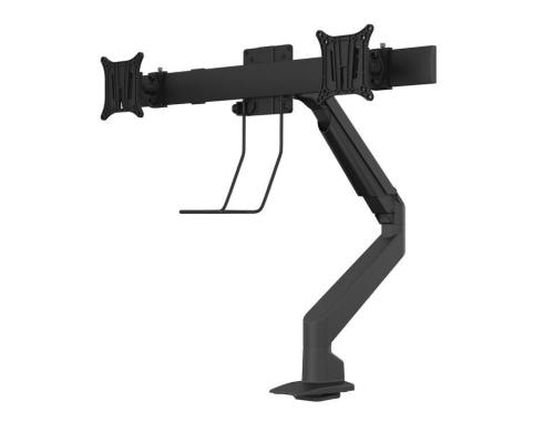 MB Monhalt Crossbar15- 32,schwarz/5921 BxHxT 49x19x48cm, Duo Crossbar für 2 Monit