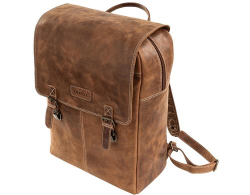 Dörr Leder Fotorucksack Kapstadt cocnac