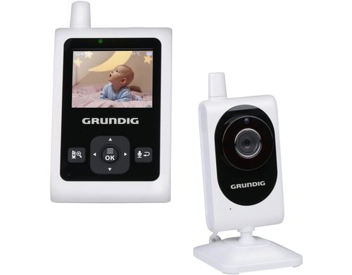 Grundig Video Babyphone 2.4 5-Zoll-Display mit hochauflösendem Bild