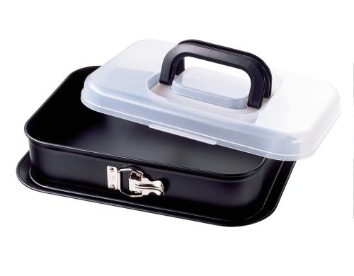 Kaiser Springform Rechteckig 35x24cm Mit Transporthaube