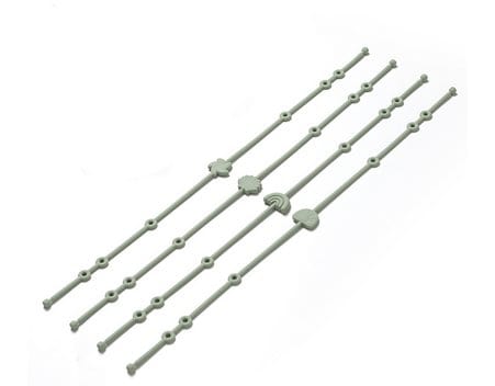 Kinderwagen Silikonkette Sage