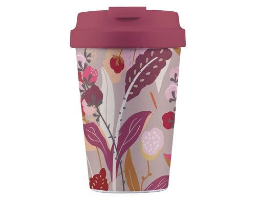 bioloco Kaffeebe. Easy Cup-Wild flowers 350ml, wiederverschliessbarer Deckel
