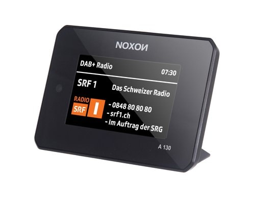 NOXON A130, DAB+ & Internet Radio Adapter Schwarz, Bluetooth, USB