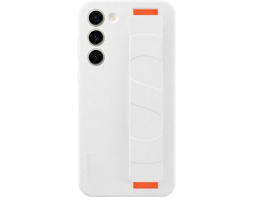 Samsung Silicone Grip Cover White fürs Samsung Galaxy S23+