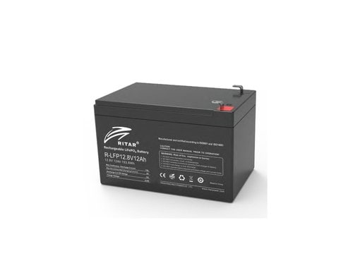 Ritar LiFePO4 Batterie 12,8V 12Ah 151 x 65 x 94mm
